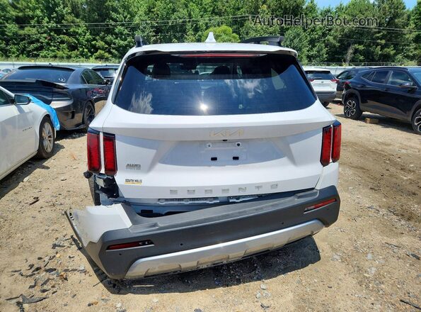 5XYRHDLF6NG130678 2022 KIA SORENTO White უკანა ხედი