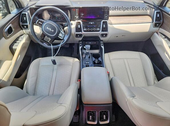 5XYRHDLF6NG130678 2022 KIA SORENTO White წინა პანელის ხედი
