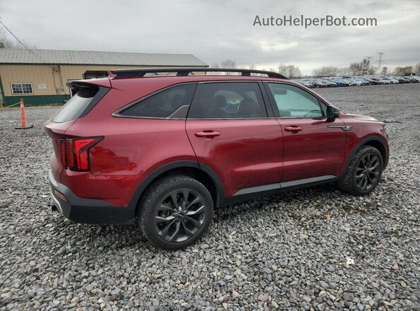 5XYRHDLF7NG094452 2022 KIA SORENTO Red Tył prawy