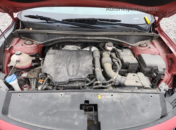 5XYRHDLF7NG094452 2022 KIA SORENTO Red Widok komory silnika