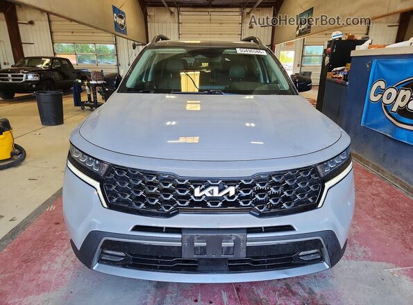 5XYRHDLF7NG138837 2022 KIA SORENTO Gray Front view