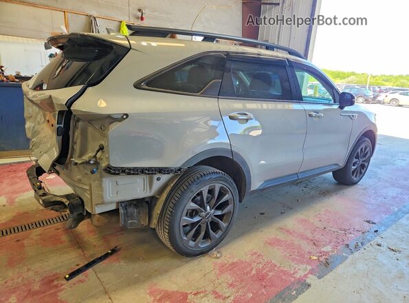 5XYRHDLF7NG138837 2022 KIA SORENTO Gray Rear right
