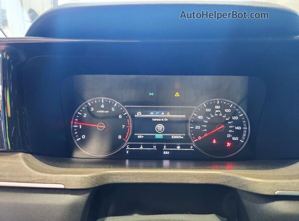 5XYRHDLF7NG138837 2022 KIA SORENTO Gray Instrument cluster view