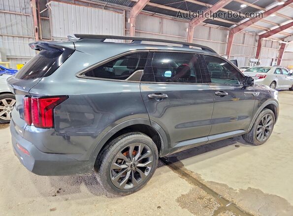 5XYRHDLF7PG163854 2023 KIA SORENTO Charcoal Rear right