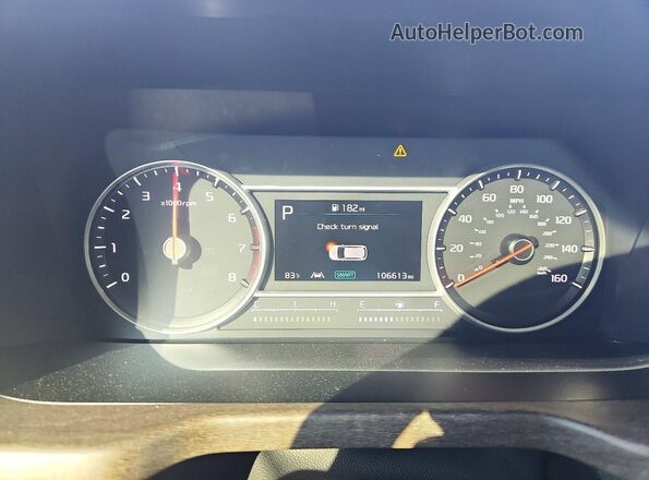 5XYRHDLF9NG160595 2022 KIA SORENTO Gray Vista del cuadro de instrumentos