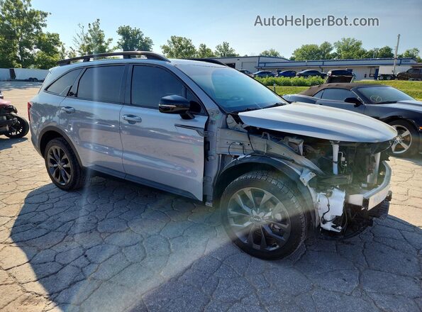 5XYRHDLF9NG160595 2022 KIA SORENTO Gray Delantero derecho