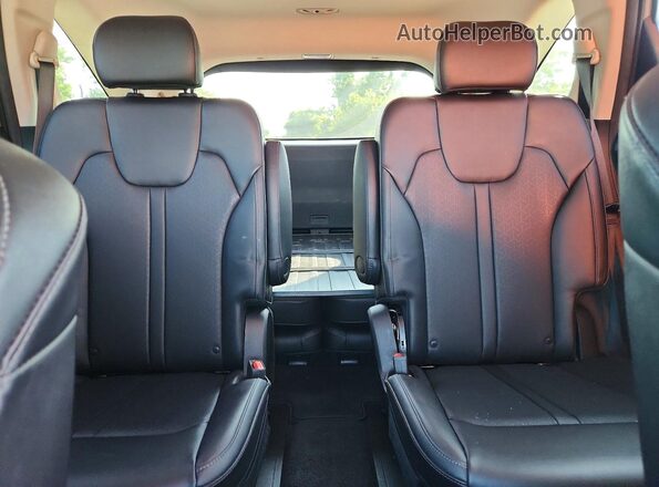 5XYRHDLF9NG160595 2022 KIA SORENTO Gray Vista de los asientos traseros