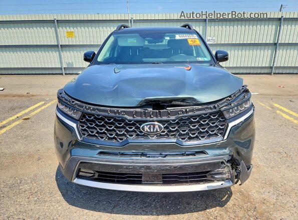5XYRHDLFXMG073688 2021 KIA SORENTO Gray Vista frontal