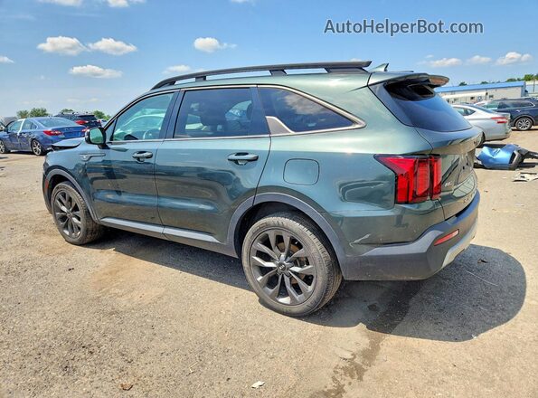 5XYRHDLFXMG073688 2021 KIA SORENTO Gray Trasero izquierdo