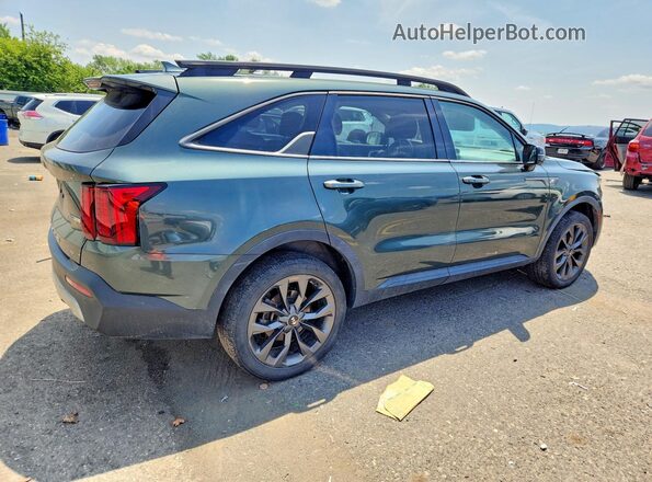 5XYRHDLFXMG073688 2021 KIA SORENTO Gray Trasero derecho