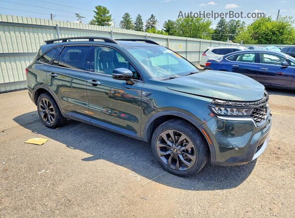 5XYRHDLFXMG073688 2021 KIA SORENTO Gray Delantero derecho
