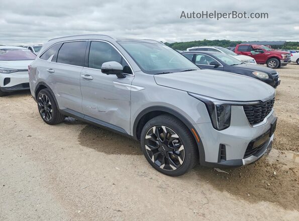 5XYRK4JF0SG386167 2025 KIA SORENTO Gray Przód prawy