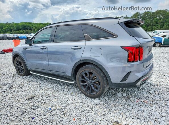 5XYRK4LF0NG122366 2022 KIA SORENTO Бирюзовый Задняя левая четверть