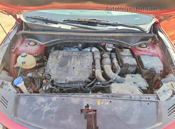 5XYRK4LF4MG024682 2021 KIA SORENTO Красный Вид подкапотного пространства