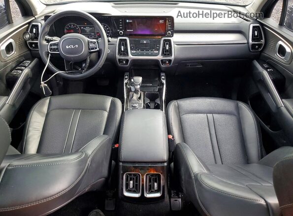 5XYRK4LF4NG077772 2022 KIA SORENTO Black Вид панелі приладів