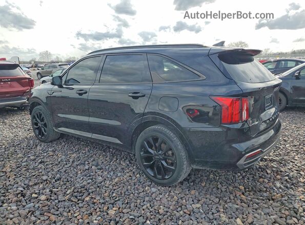 5XYRK4LF4NG077772 2022 KIA SORENTO Black Задня ліва чверть