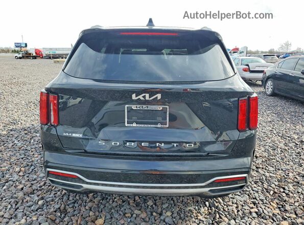5XYRK4LF4NG077772 2022 KIA SORENTO Black Вид ззаду
