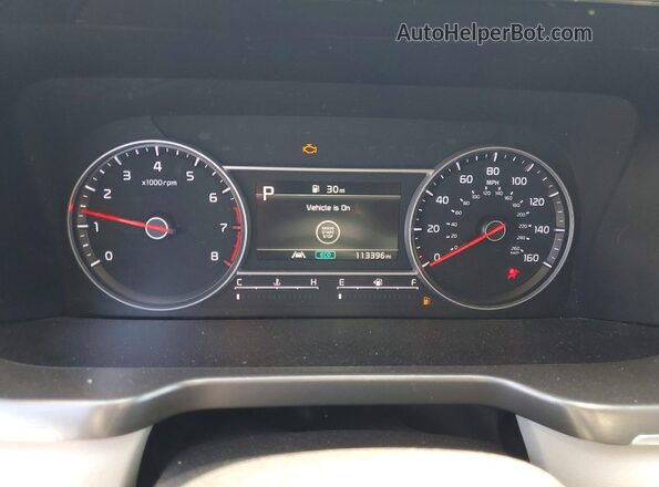 5XYRK4LF4NG127053 2022 KIA SORENTO White Вид щитка приладів