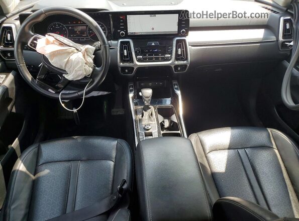 5XYRK4LF4NG159078 2022 KIA SORENTO Gray Առջևի վահանակի տեսք
