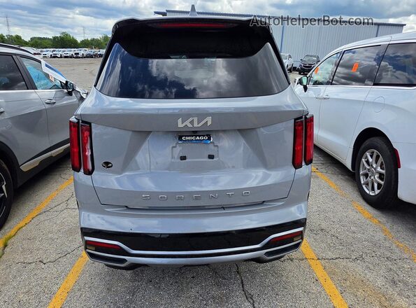 5XYRK4LF4NG159078 2022 KIA SORENTO Gray Հետևի տեսք