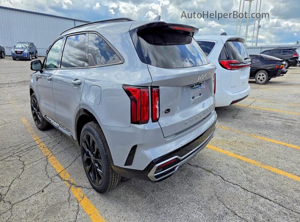 5XYRK4LF4NG159078 2022 KIA SORENTO Gray Հետևի ձախ