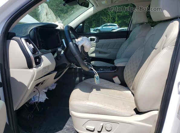 5XYRK4LF5MG049266 2021 KIA SORENTO White Սալոնի դիմացի տեսք