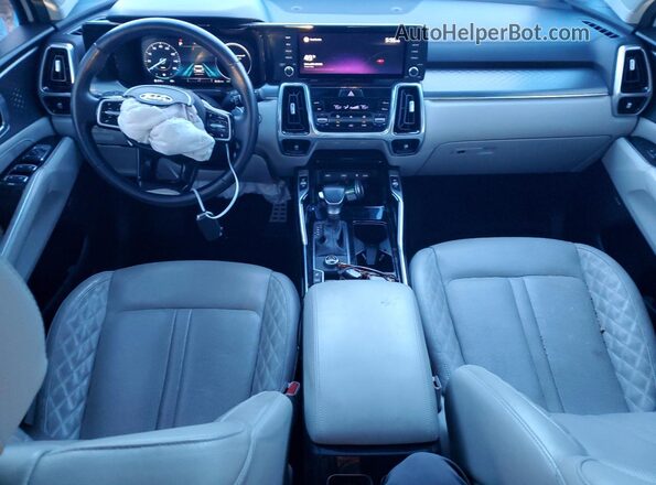 5XYRK4LF5MG057495 2021 KIA SORENTO White Widok deski rozdzielczej
