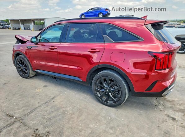 5XYRK4LF5MG060185 2021 KIA SORENTO Red Задня ліва чверть