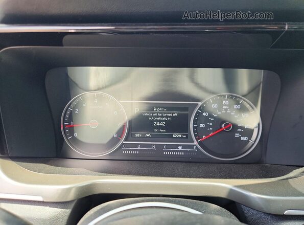5XYRK4LF5MG060185 2021 KIA SORENTO Red Вид щитка приладів