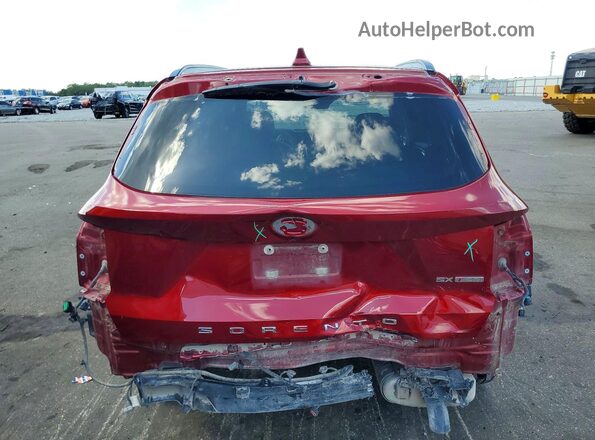 5XYRK4LF6MG033139 2021 KIA SORENTO Burgundy Widok z tyłu