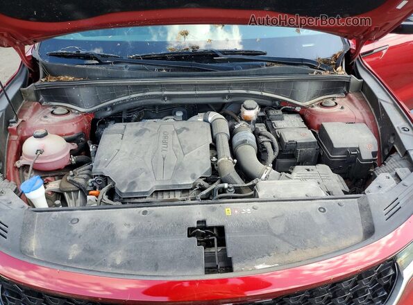 5XYRK4LF6MG033139 2021 KIA SORENTO Burgundy Widok komory silnika