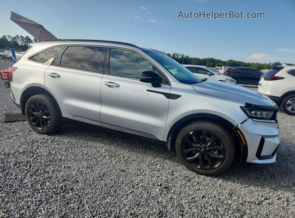 5XYRK4LF7MG059636 2021 KIA SORENTO Silver Передня права чверть
