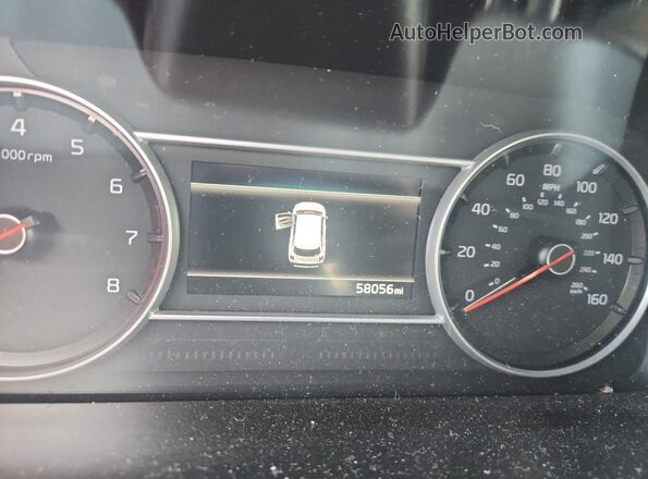 5XYRK4LF7MG059636 2021 KIA SORENTO Silver Вид щитка приладів