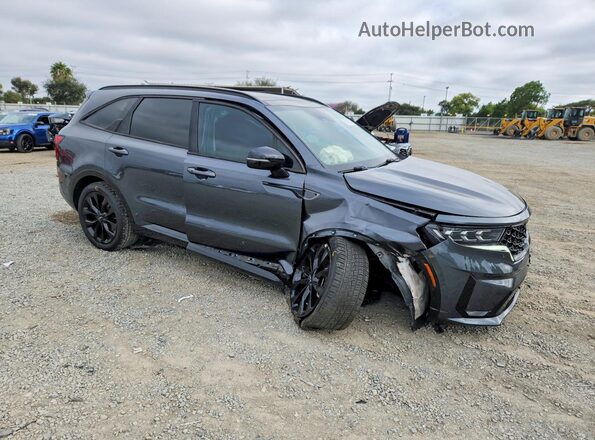 5XYRK4LF8NG081064 2022 KIA SORENTO Charcoal წინა მარჯვენა