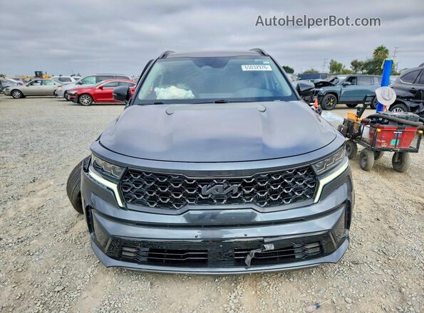 5XYRK4LF8NG081064 2022 KIA SORENTO Charcoal წინა ხედი
