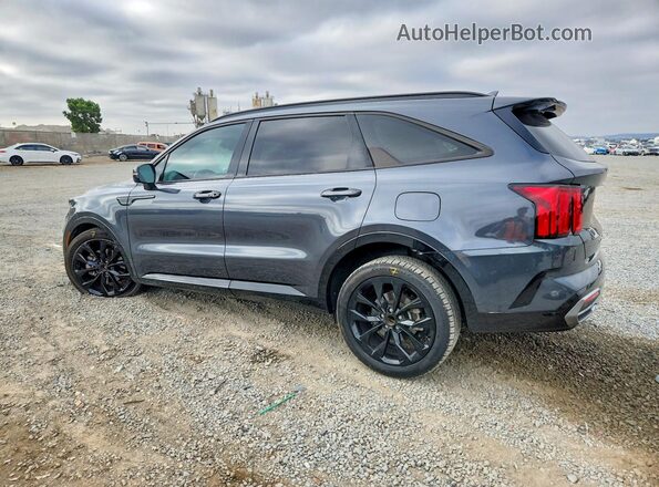 5XYRK4LF8NG081064 2022 KIA SORENTO Charcoal უკანა მარცხენა