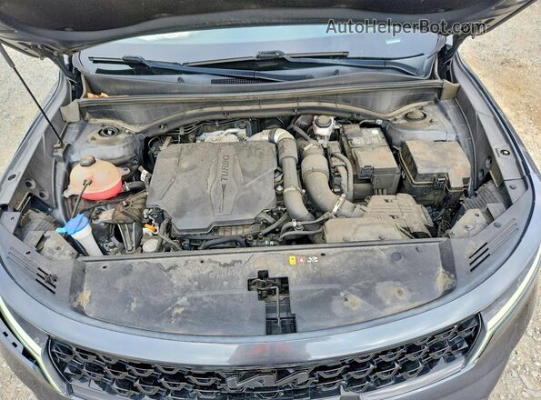5XYRK4LF8NG081064 2022 KIA SORENTO Charcoal ძრავის განყოფილების ხედი