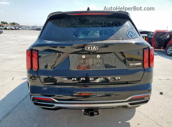 5XYRK4LF9MG030686 2021 KIA SORENTO Black Widok z przodu