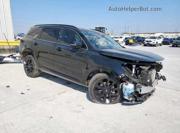 5XYRK4LF9MG030686 2021 KIA SORENTO Black Tył prawy