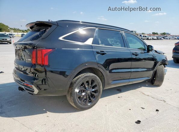 5XYRK4LF9MG030686 2021 KIA SORENTO Black Tył lewy