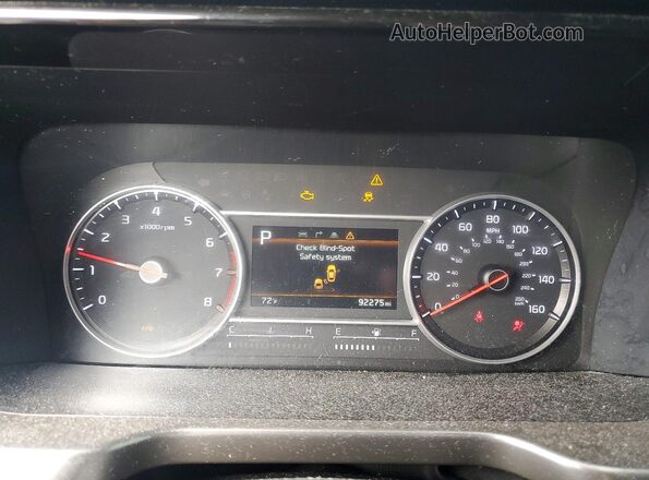 5XYRK4LF9NG087827 2022 KIA SORENTO Blue Vista del cuadro de instrumentos