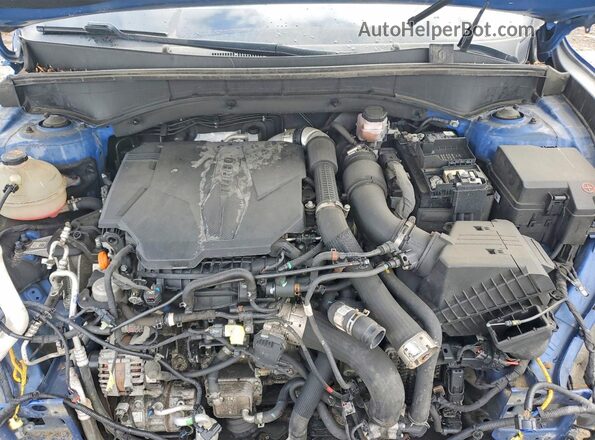 5XYRK4LF9NG087827 2022 KIA SORENTO Blue Vista del compartimento del motor