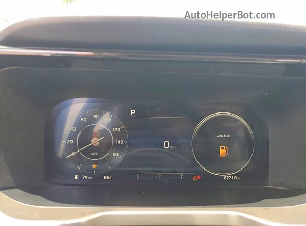 5XYRK4LF9PG170774 2023 KIA SORENTO White Widok zestawu wskaźników