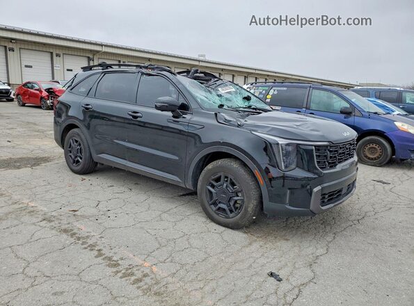 5XYRKDJF1RG262712 2024 KIA SORENTO Черный Передняя правая четверть