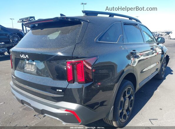 5XYRKDJF2RG264484 2024 KIA SORENTO Черный Задняя правая четверть
