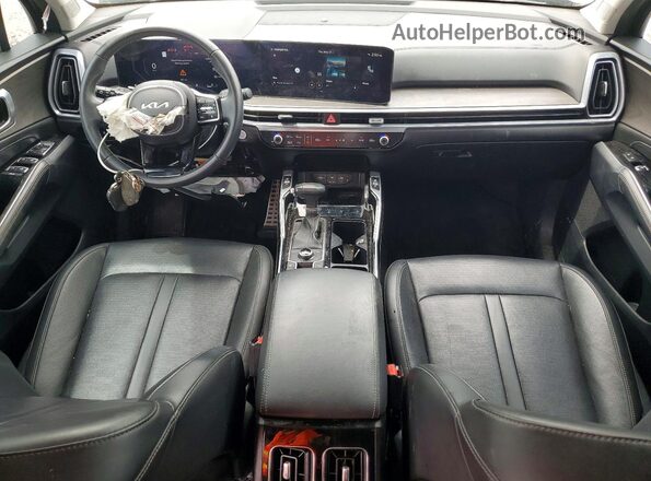 5XYRKDJF2RG280605 2024 KIA SORENTO Black წინა პანელის ხედი