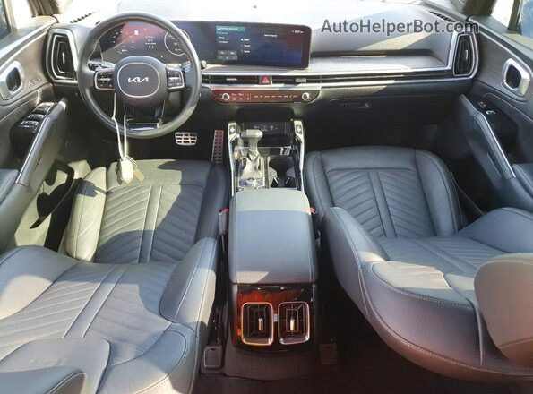 5XYRKDJF4RG262378 2024 KIA SORENTO Charcoal Dashboard view