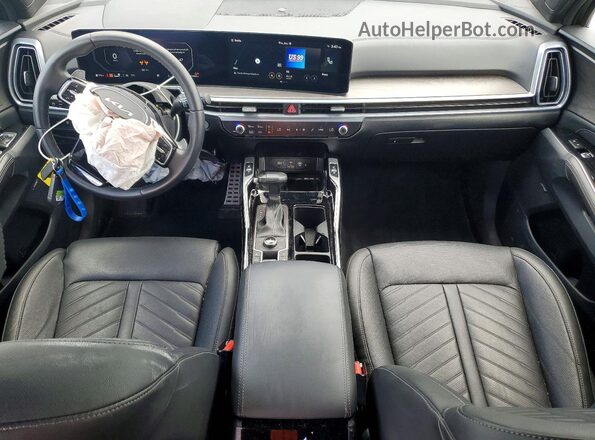 5XYRKDJF4RG298474 2024 KIA SORENTO Charcoal Вид панелі приладів