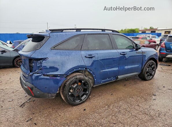 5XYRKDJF7RG258163 2024 KIA SORENTO Blue Trasero derecho
