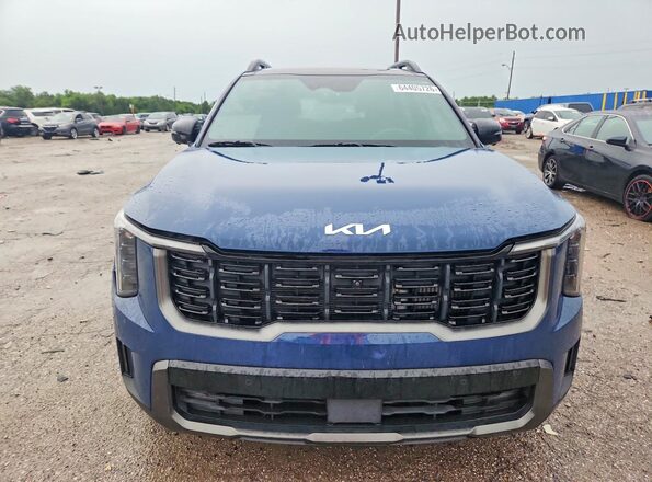 5XYRKDJF7RG258163 2024 KIA SORENTO Blue Vista frontal